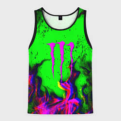 Мужская майка без рукавов Monster Energy flame