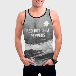 Майка-безрукавка мужская Red Hot Chili Peppers - grey gradient посередине, цвет: 3D-черный — фото 2