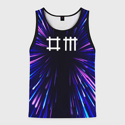 Майка-безрукавка мужская Depeche Mode neon energy, цвет: 3D-черный