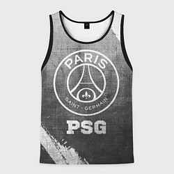 Мужская майка без рукавов PSG - grey gradient