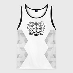 Мужская майка без рукавов Bayer 04 white poly