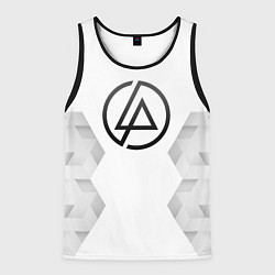 Мужская майка без рукавов Linkin Park white poly