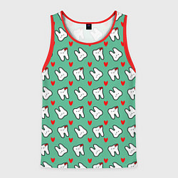 Мужская майка без рукавов Довольные зубы