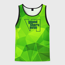 Мужская майка без рукавов GTA6 green poly