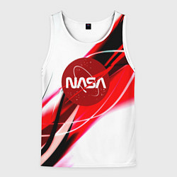 Мужская майка без рукавов Nasa абстрактные полосы