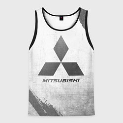 Мужская майка без рукавов Mitsubishi - white gradient