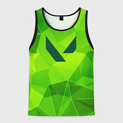 Мужская майка без рукавов Valorant green poly