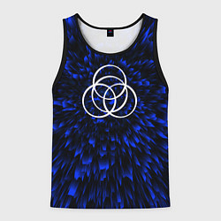 Мужская майка без рукавов Elden Ring blue energy