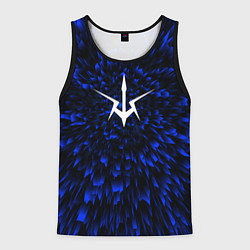Майка-безрукавка мужская Code Geass blue energy, цвет: 3D-черный