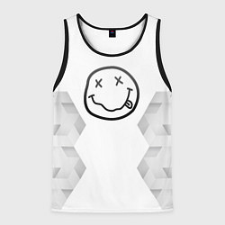 Мужская майка без рукавов Nirvana white poly