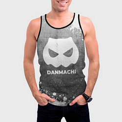 Майка-безрукавка мужская DanMachi - grey gradient, цвет: 3D-черный — фото 2