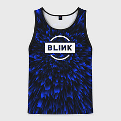 Мужская майка без рукавов Blackpink blue energy