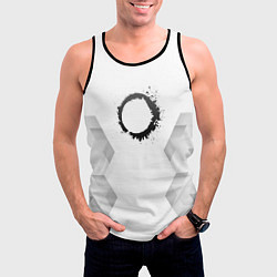 Майка-безрукавка мужская The Callisto Protocol white poly, цвет: 3D-черный — фото 2