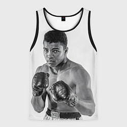 Майка-безрукавка мужская Young Muhammad Ali, цвет: 3D-черный