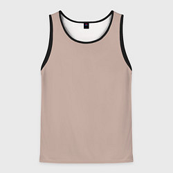 Майка-безрукавка мужская Светлый оттенок цвета года 2025 от Пантон, цвет: 3D-черный