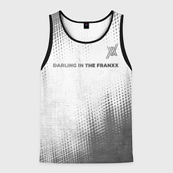 Мужская майка без рукавов Darling in the FranXX - white gradient посередине