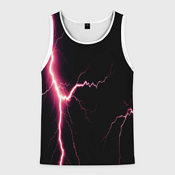 Мужская майка без рукавов Lightning pink