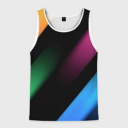 Майка-безрукавка мужская Multicoloured, цвет: 3D-белый