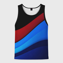 Майка-безрукавка мужская Multicoloured, цвет: 3D-черный