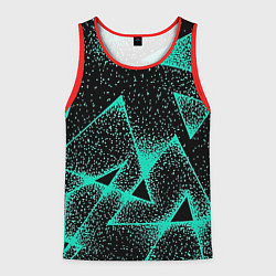 Мужская майка без рукавов The triangle is light blue