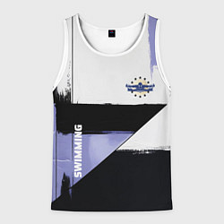 Мужская майка без рукавов Плавание спортивное