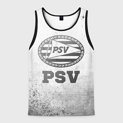 Майка-безрукавка мужская PSV - white gradient, цвет: 3D-черный