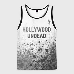 Мужская майка без рукавов Hollywood Undead - white gradient посередине