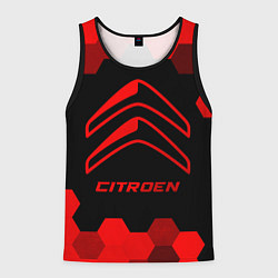 Мужская майка без рукавов Citroen - red gradient