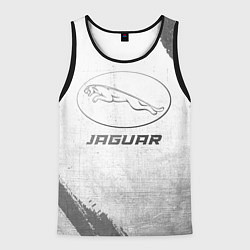 Майка-безрукавка мужская Jaguar - white gradient, цвет: 3D-черный