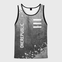 Мужская майка без рукавов OneRepublic - grey gradient вертикально