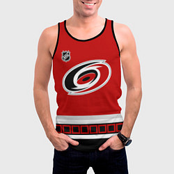 Майка-безрукавка мужская Carolina Hurricanes - NHL team, цвет: 3D-черный — фото 2