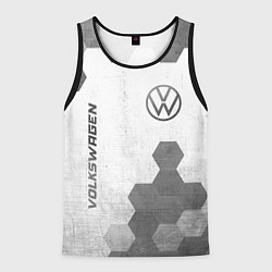 Мужская майка без рукавов Volkswagen - white gradient вертикально