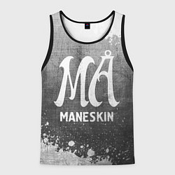 Майка-безрукавка мужская Maneskin - grey gradient, цвет: 3D-черный