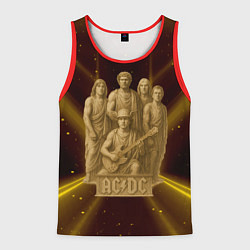 Мужская майка без рукавов ACDC стиль памятника