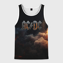 Мужская майка без рукавов ACDC металлический лого