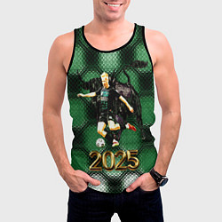 Майка-безрукавка мужская ФК Краснодар чемпион РПЛ 2025, цвет: 3D-черный — фото 2