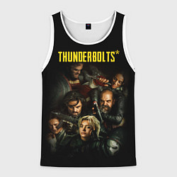 Майка-безрукавка мужская Thunderbolts, цвет: 3D-белый