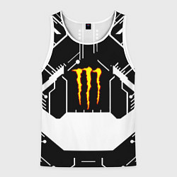 Мужская майка без рукавов Monster energy geometry