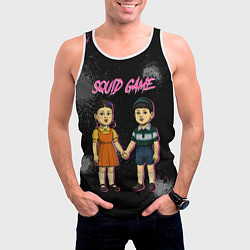 Майка-безрукавка мужская Squid game 3 season, цвет: 3D-белый — фото 2