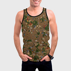 Майка-безрукавка мужская Земли Некрополиса - Герои 3, цвет: 3D-черный — фото 2