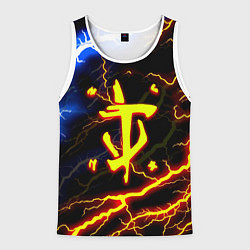Мужская майка без рукавов Doom молнии шторм