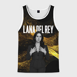 Мужская майка без рукавов Lana Del Rey в черном платье