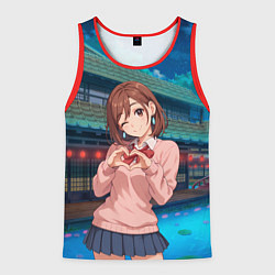 Майка-безрукавка мужская Милашка Сиратори Айра Дандадан, цвет: 3D-красный