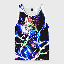 Майка-безрукавка мужская Аниме Hunter x Hunter Киллуа, цвет: 3D-белый