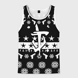 Мужская майка без рукавов Doom x csgo winter