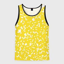 Майка-безрукавка мужская Лимонный камуфляж, цвет: 3D-черный