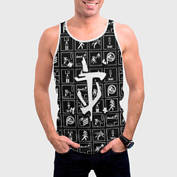 Майка-безрукавка мужская Doom x portal, цвет: 3D-белый — фото 2