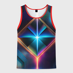 Мужская майка без рукавов Фантастический геометрический центр
