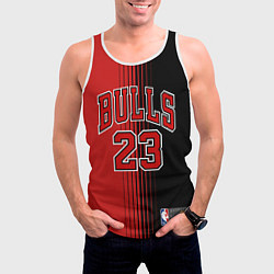 Майка-безрукавка мужская NBA Bulls 23 Jordan, цвет: 3D-белый — фото 2