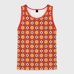 Мужская майка без рукавов Футбольные и баскетбольные мячи